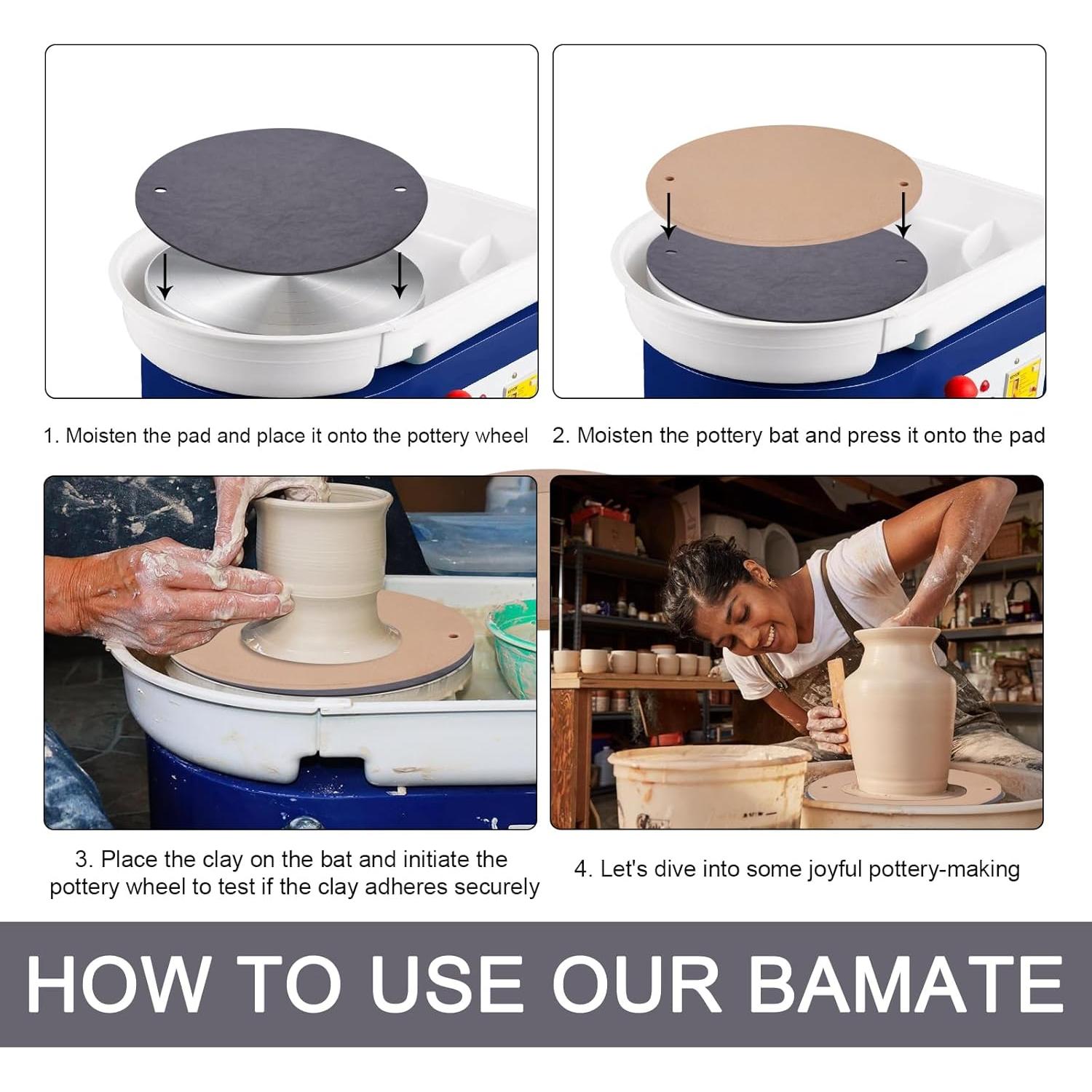 Sistema de Bat de Rueda LEOLIO 30,48 cm con 6 Bats 17,78 cm