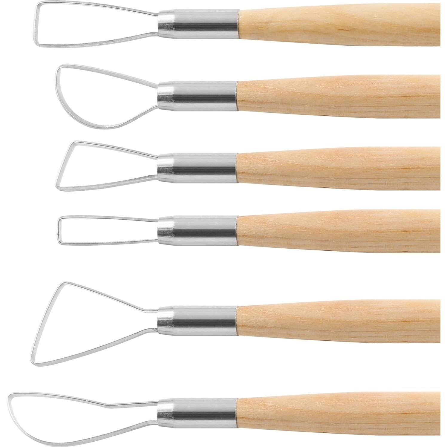 Juego de 6 Herramientas de Escultura Suiwotin para Arcilla