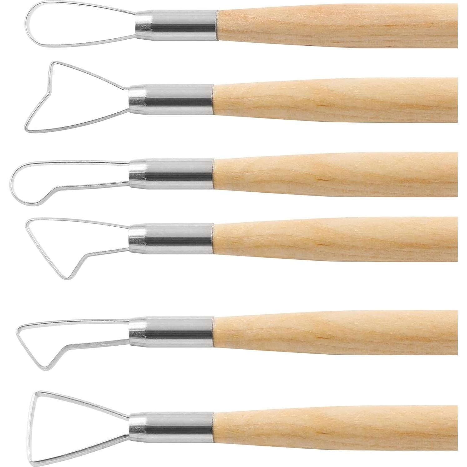 Juego de 6 Herramientas de Escultura Suiwotin para Arcilla