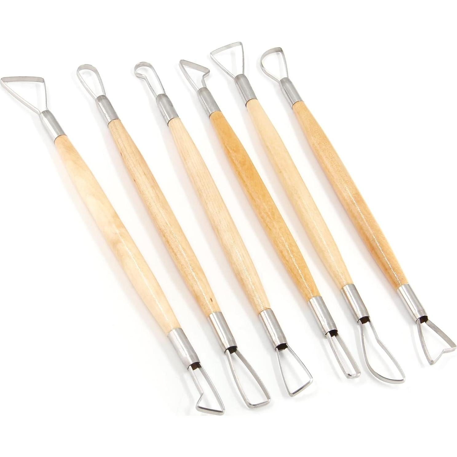 Juego de 6 Herramientas de Escultura Suiwotin para Arcilla