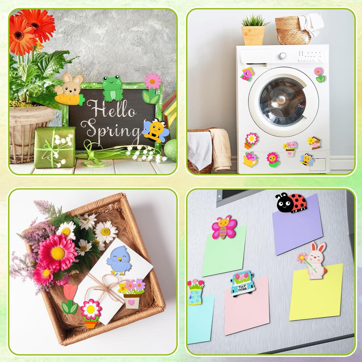 Kit de Manualidades Cerámica WinnerWhy 24 Figuras Primavera