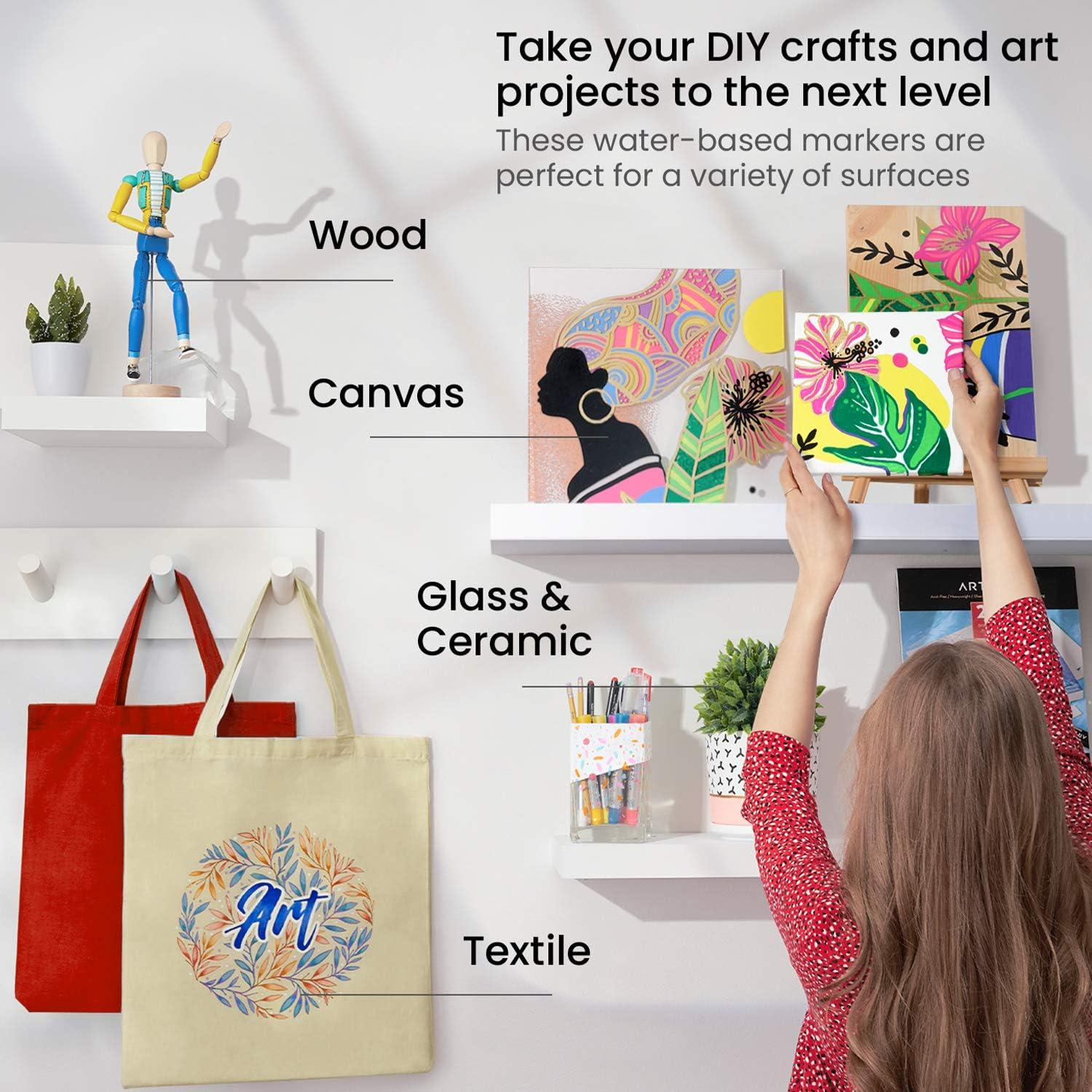 Marcadores de Pintura Acrílica ARTEZA Set 20 Colores Variados