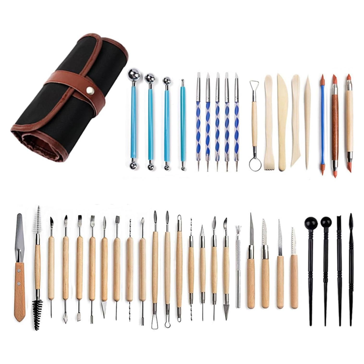 Juego de 43 Herramientas de Cerámica SWIT para Escultura