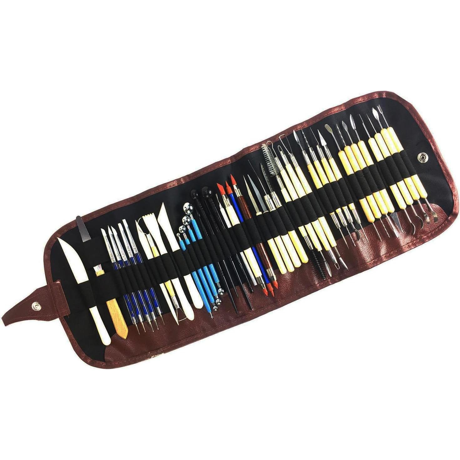 Juego de 43 Herramientas de Cerámica SWIT para Escultura