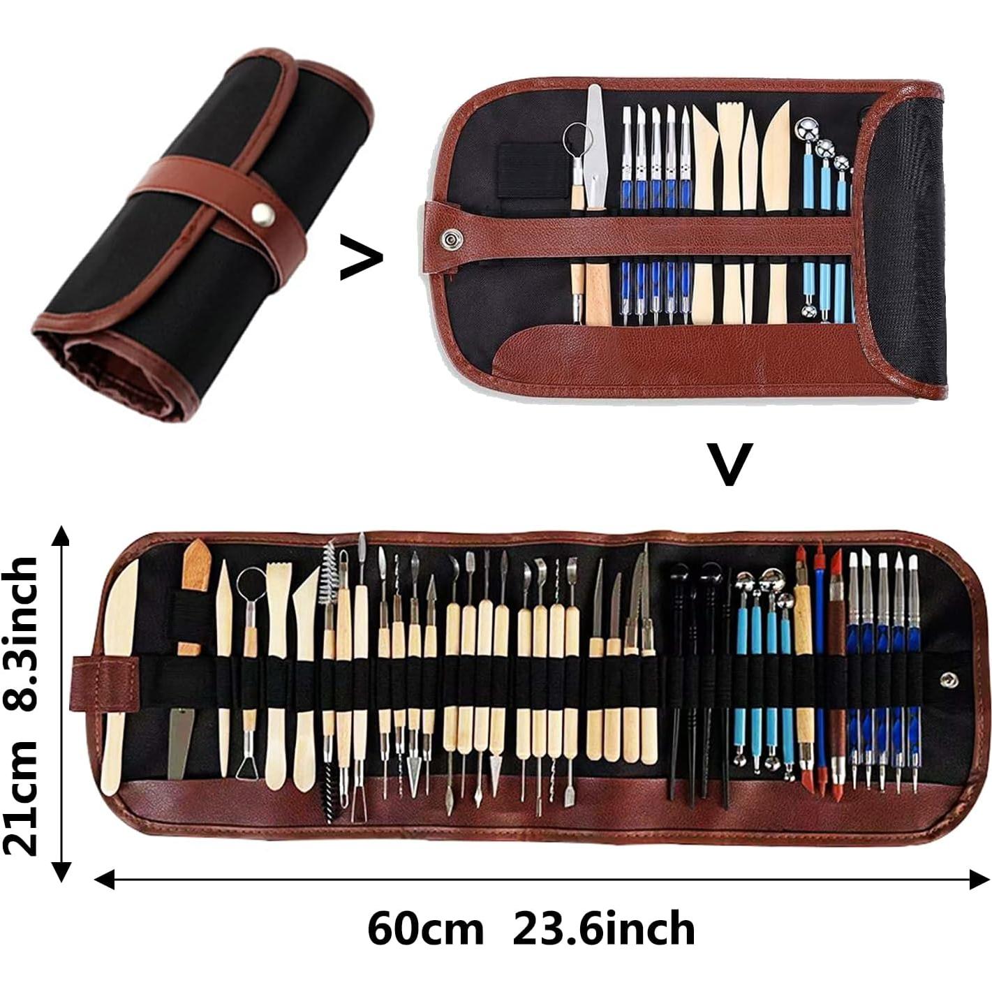 Juego de 43 Herramientas de Cerámica SWIT para Escultura