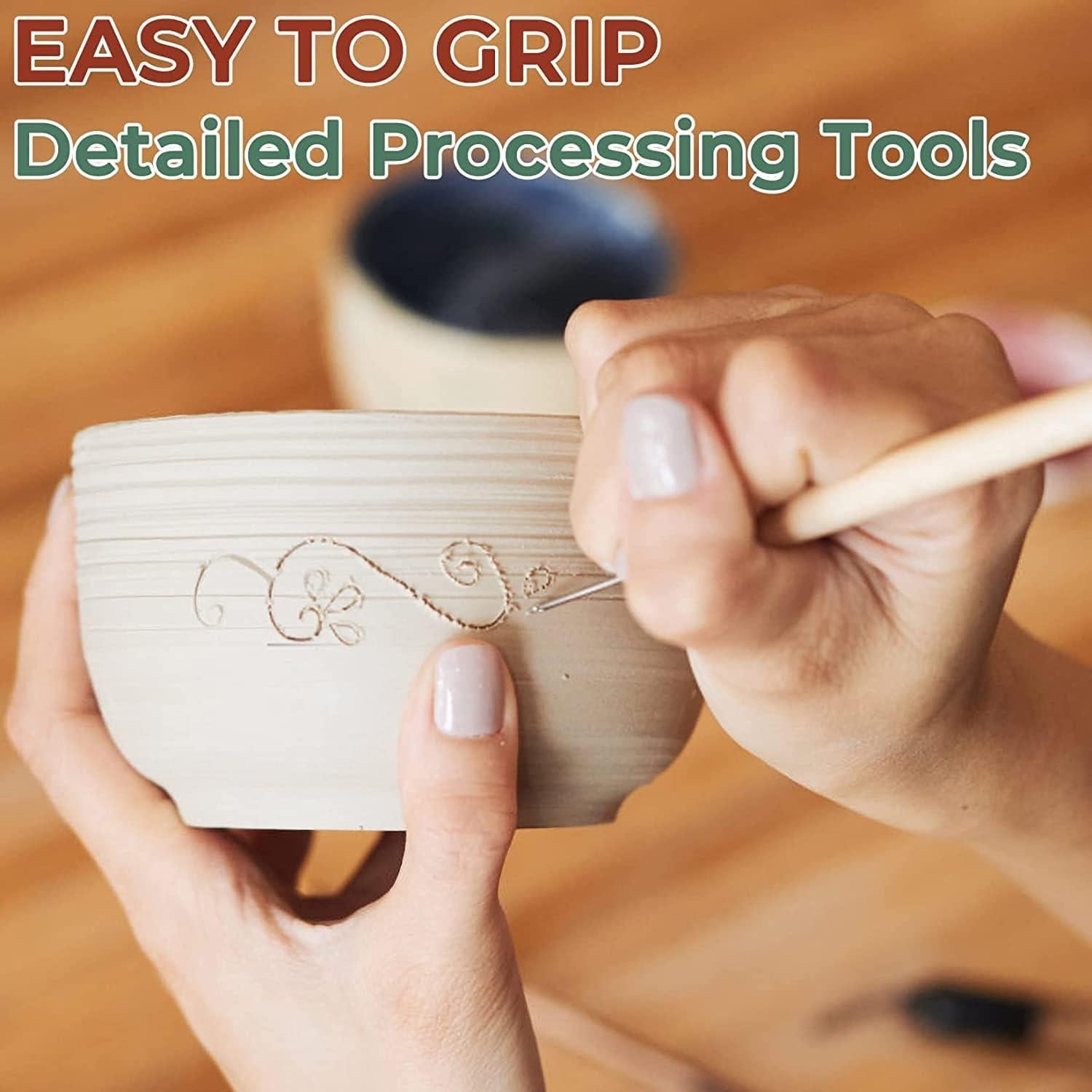 Kit de Herramientas de Arcilla Jetmore 12 Piezas Cerámica