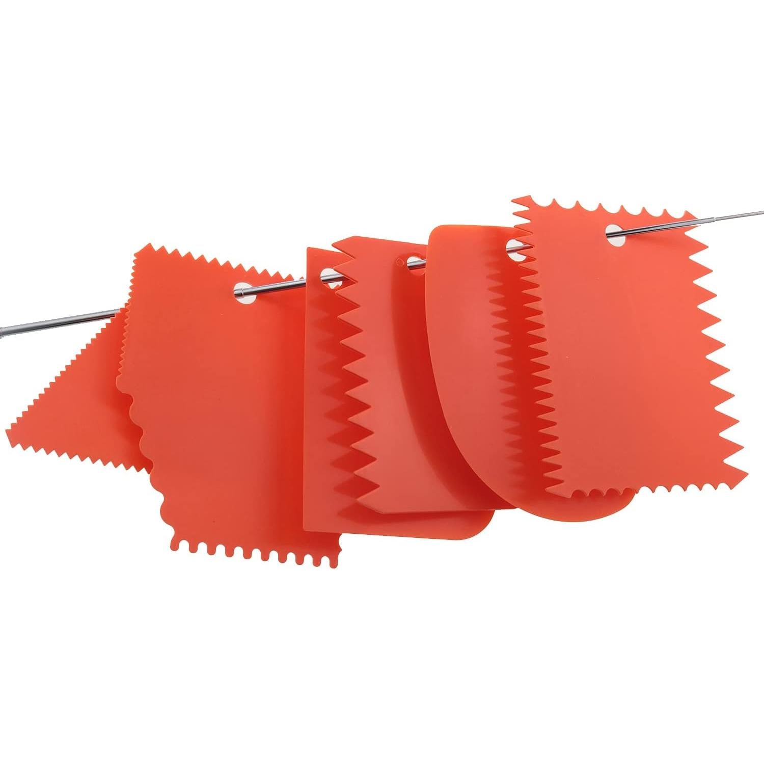 Juego de Raspadores de Arcilla LRONG 6 Piezas Plástico