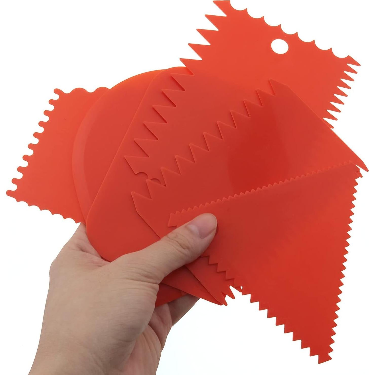 Juego de Raspadores de Arcilla LRONG 6 Piezas Plástico