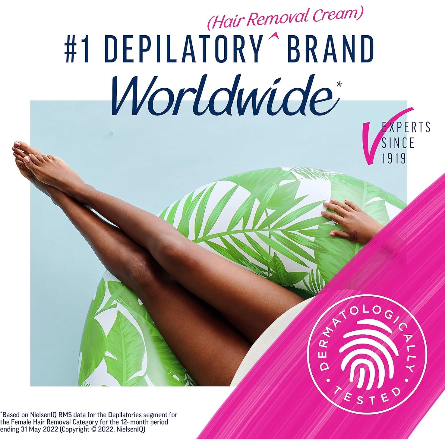 Crema Depilatoria Veet Gel Sensible 382.7 g con Aloe Vera