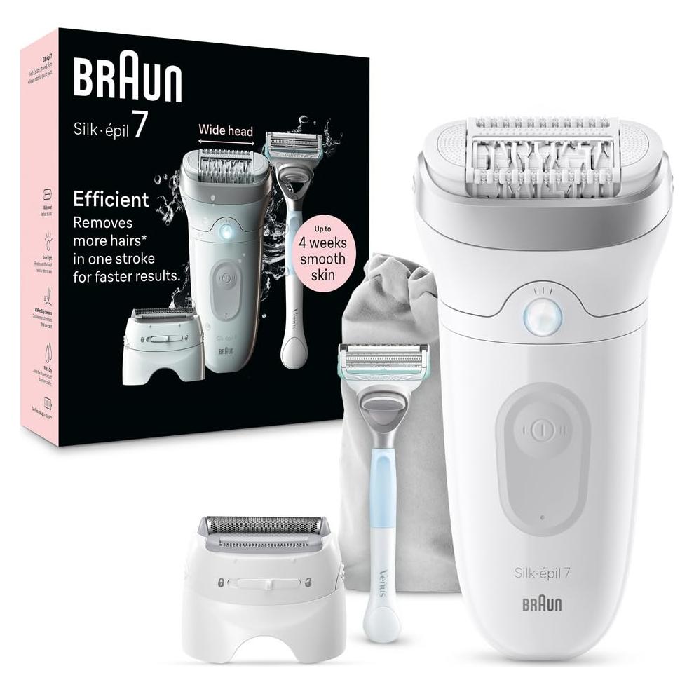 Epilador Braun Silk-épil 7 SE7-141 Húmedo y Seco 0.5mm