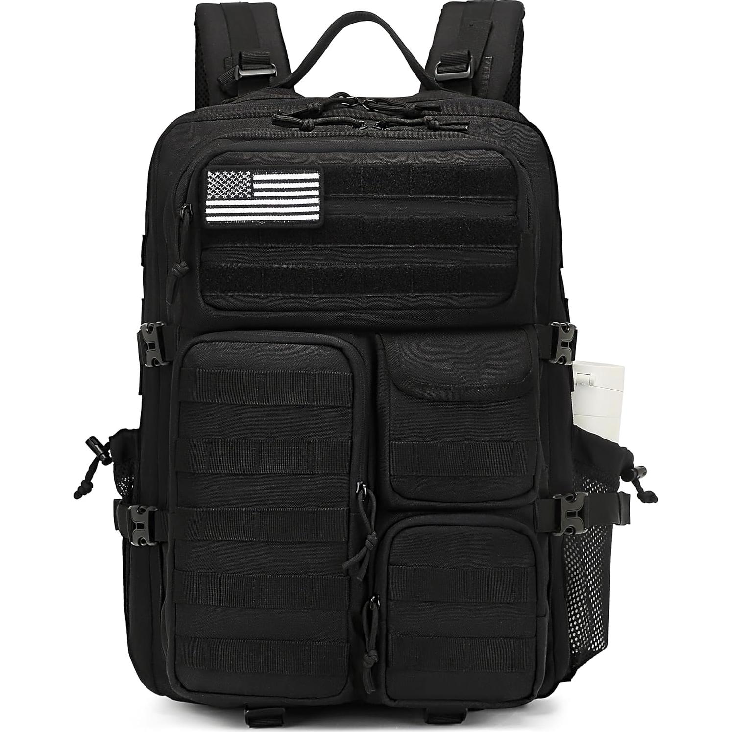 Mochila Táctica Wotony 45L Negra - Impermeable y Resistente