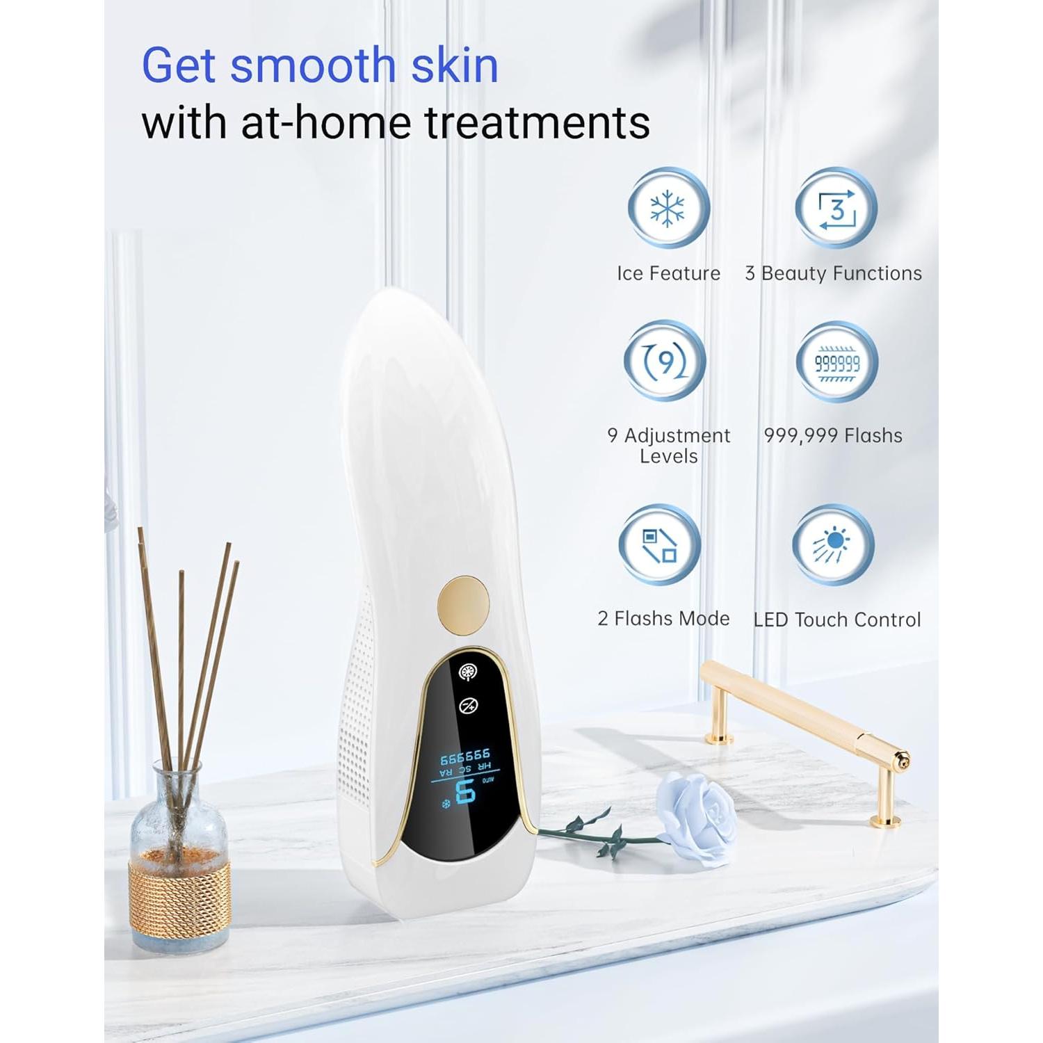 Eliminador de Vello Láser Finequin Air 15 IPL con Enfriamiento