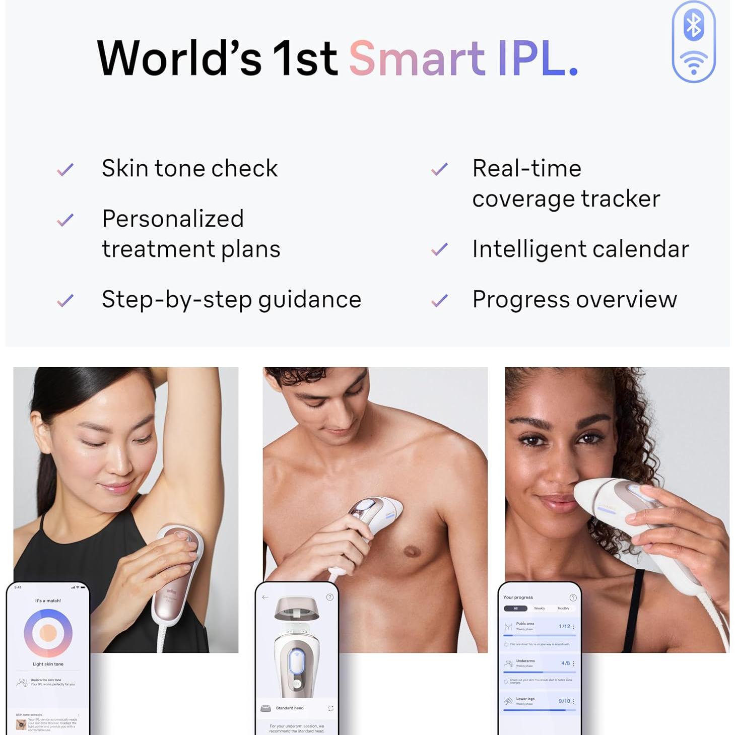 Depiladora láser IPL Braun Skin i·expert PL7387