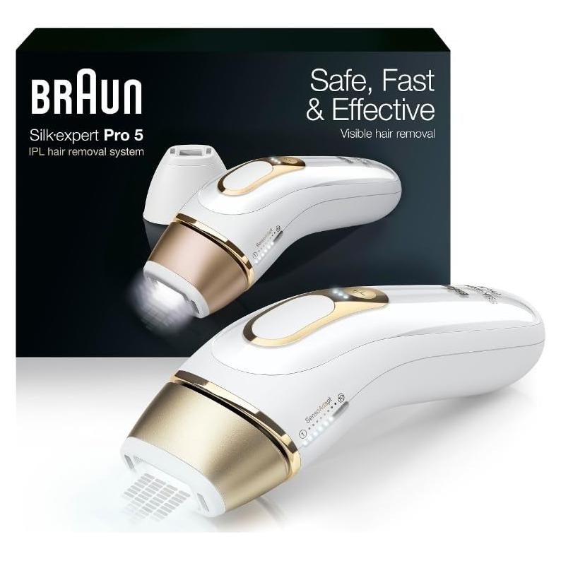 Depiladora láser IPL Braun Silk Expert Pro 5 PL5137 con maquinilla