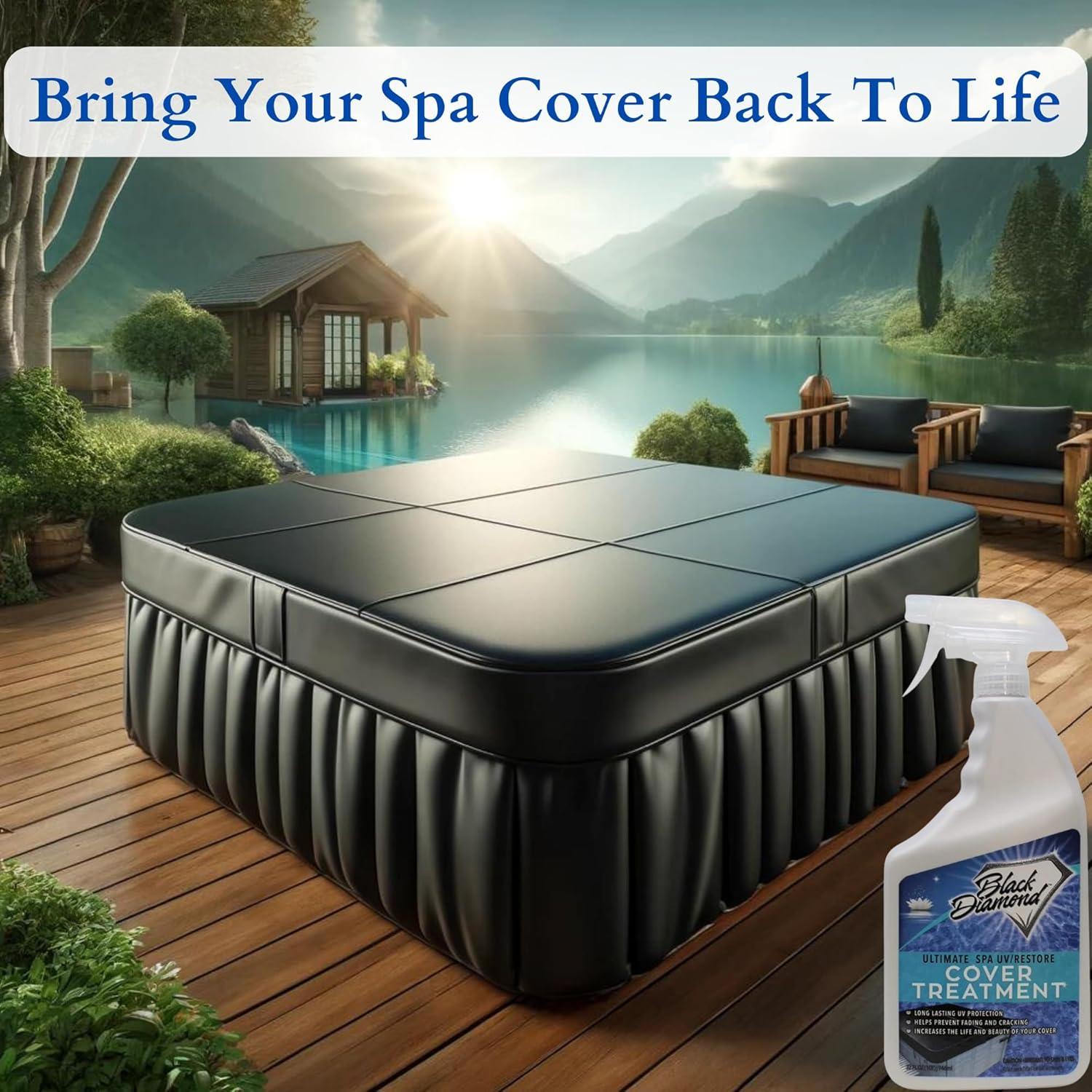 Limpiador Black Diamond 1 Galón para Cubiertas de Spa UV