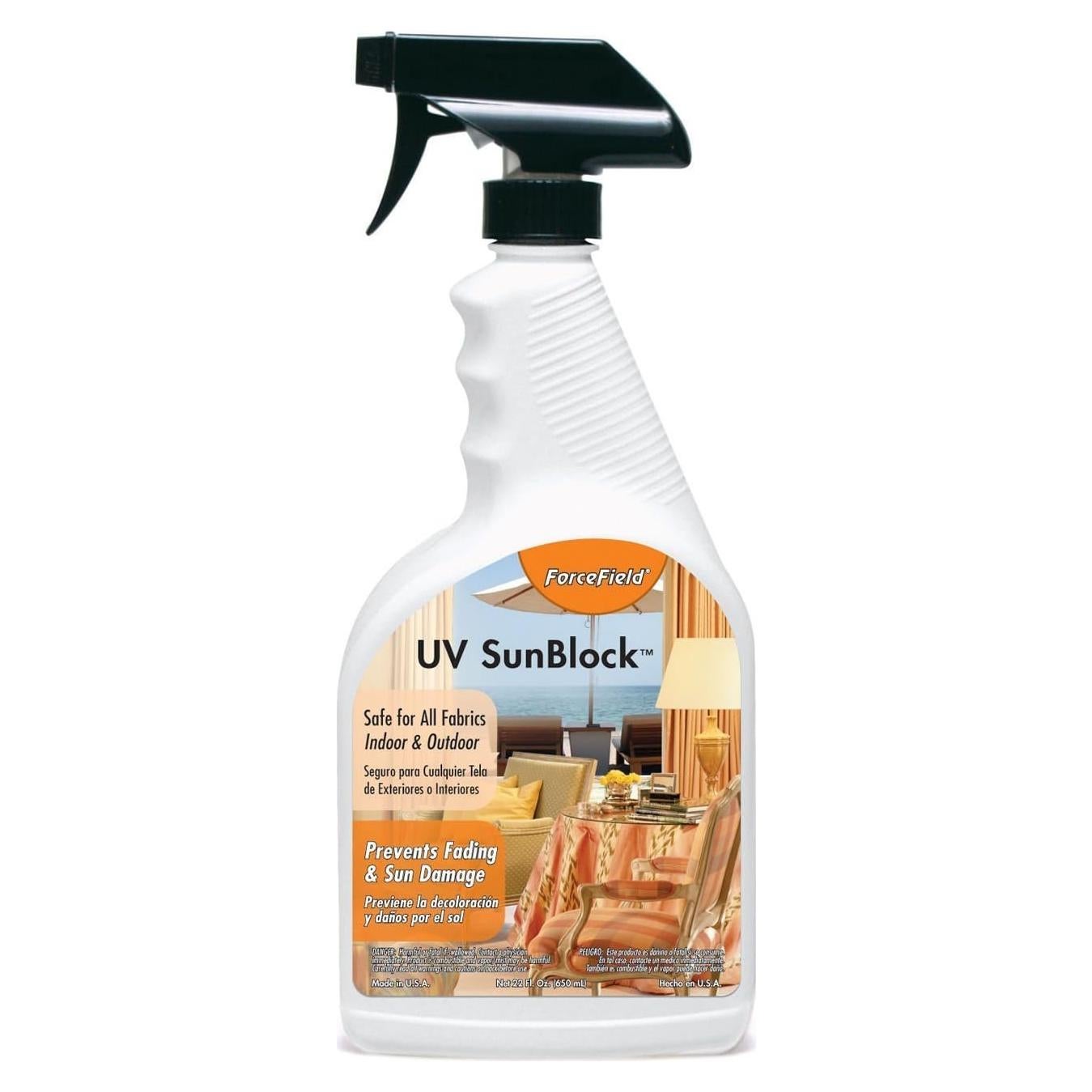 Protector de Tela ForceField UV Sunblock 650ml - Previene Daños UV