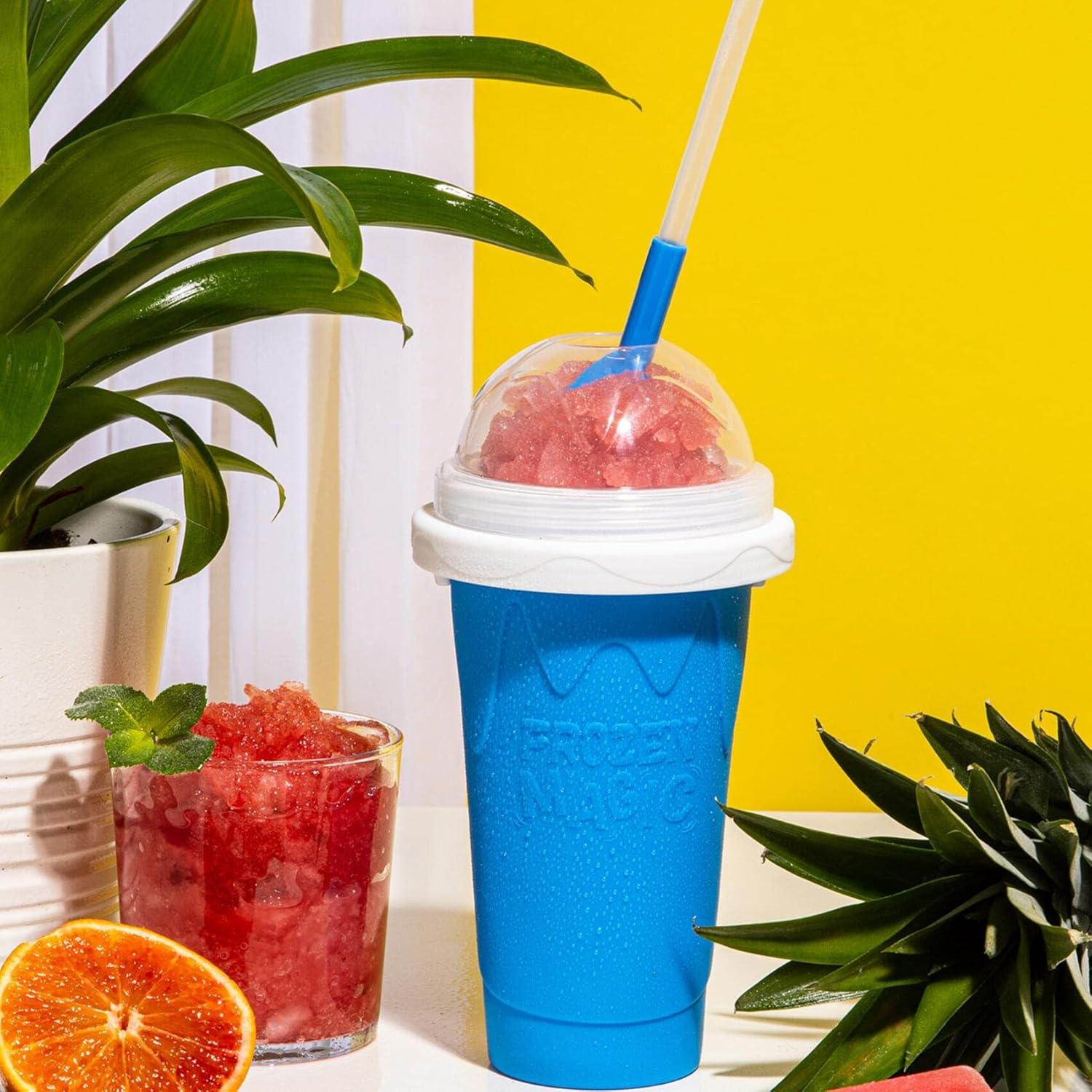 Taza Hacedora de Slushy REGNBUE 2 Piezas Azul Verde