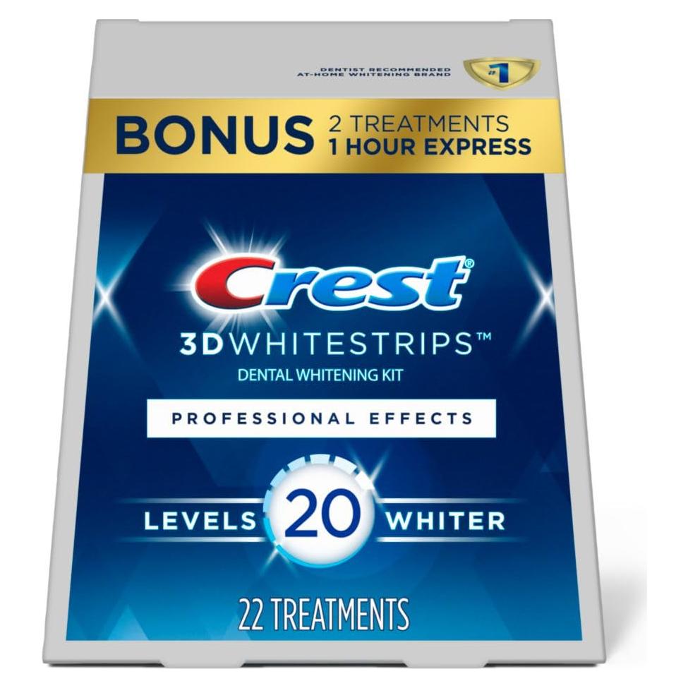 Crest 3D Whitestrips Blanqueamiento Dental 44 Tiras
