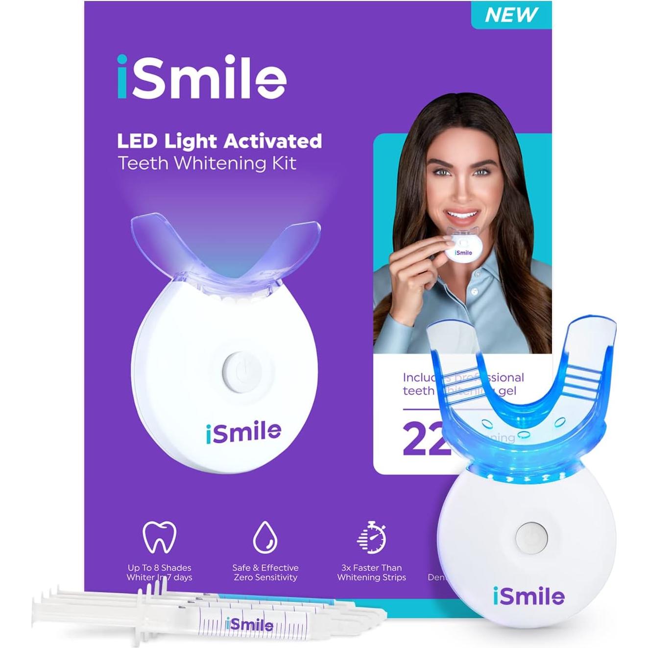 Kit Blanqueamiento Dental iSmile - Luz LED, 35% Peróxido