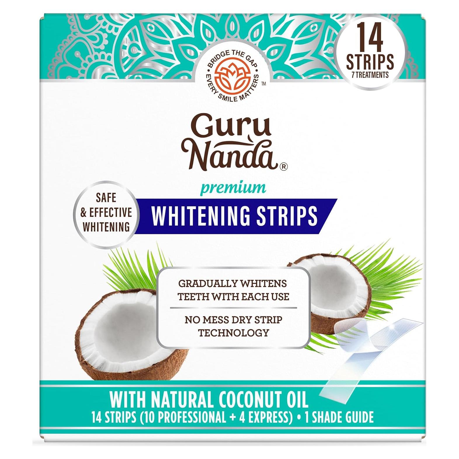 Tiras Blanqueadoras GuruNanda - 7 Tratamientos Efectivos