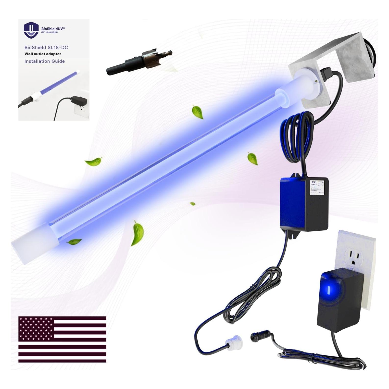 Lámpara Purificadora de Aire UV 18W Mammoth para HVAC