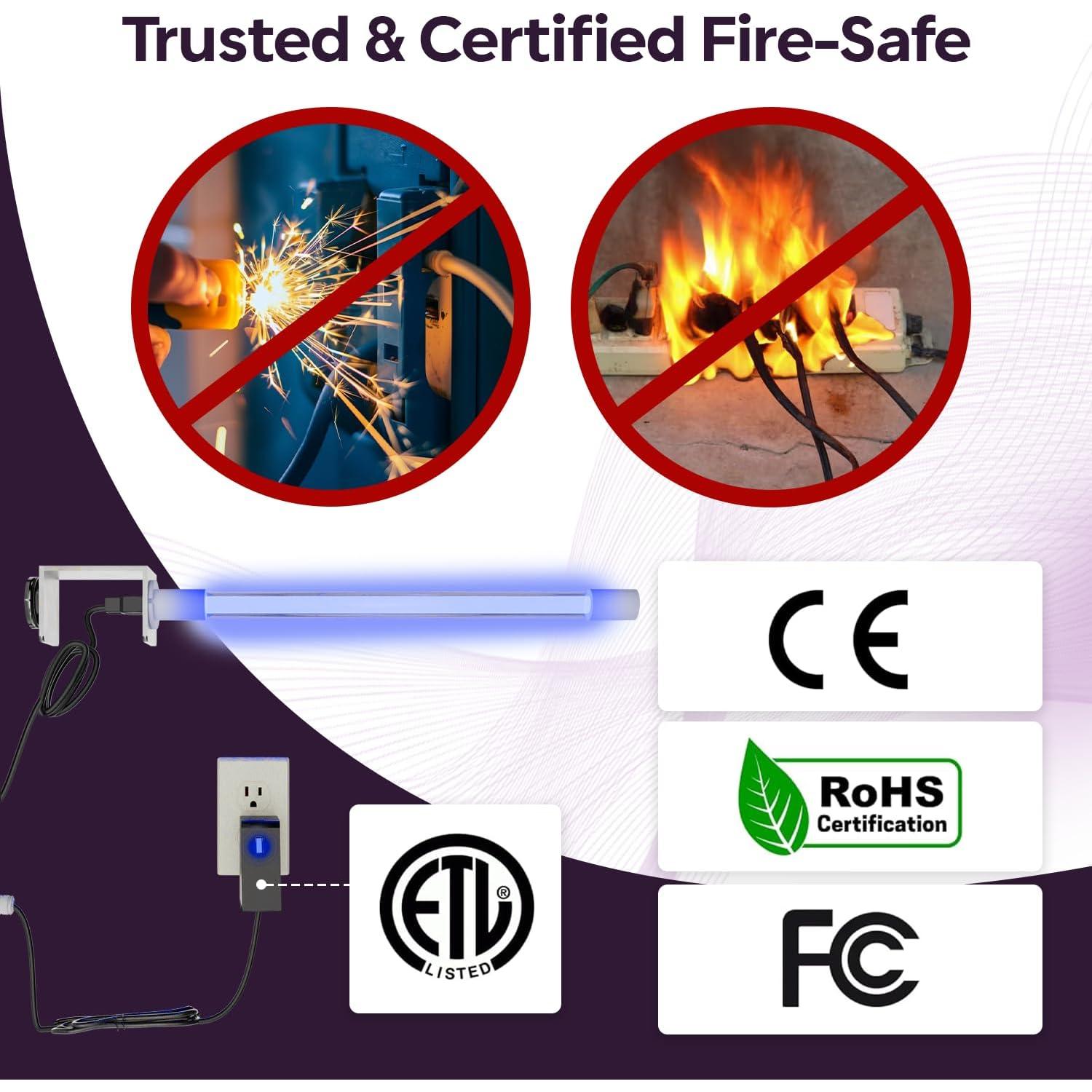 Lámpara Purificadora de Aire UV 18W Mammoth para HVAC