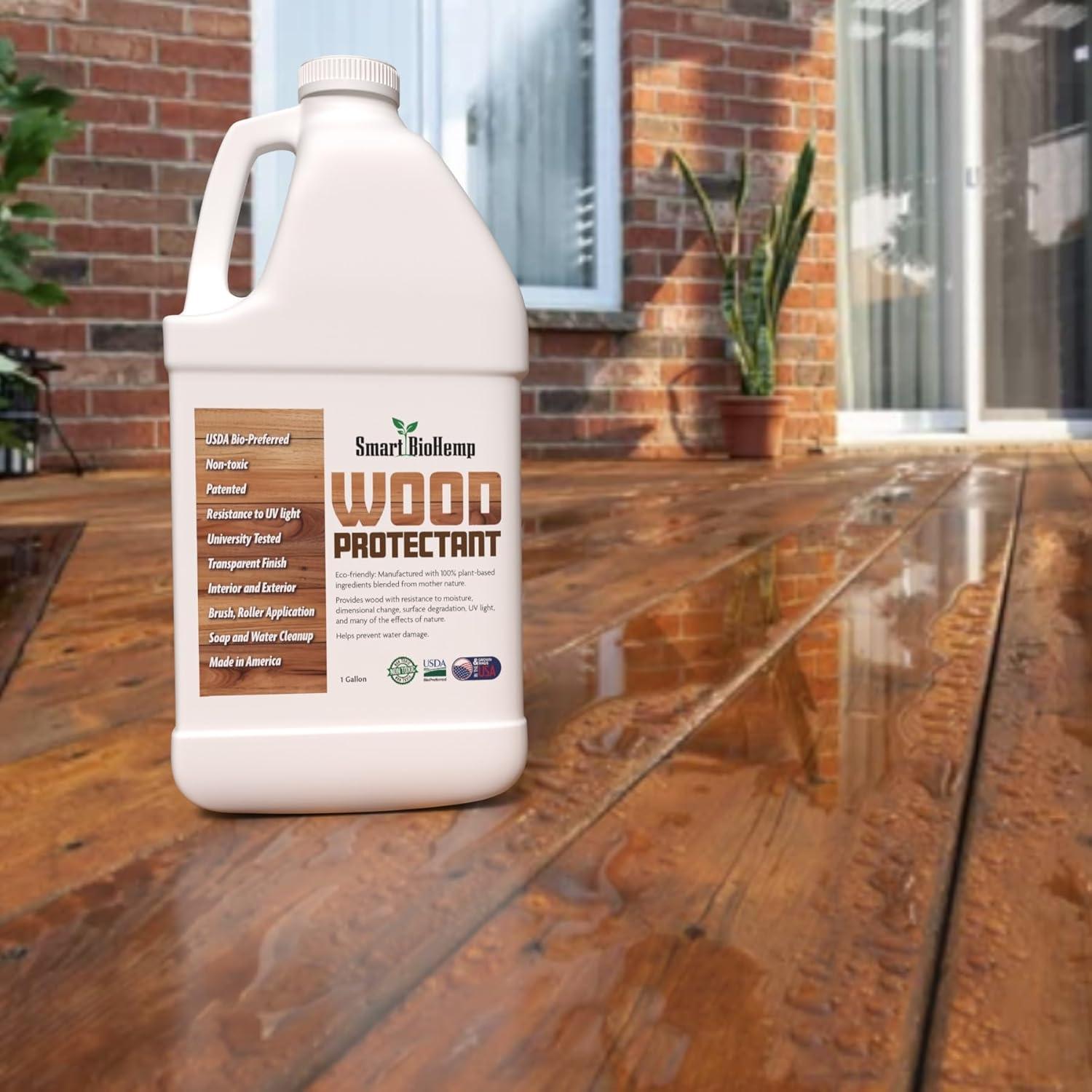 Protector de Madera Smart Green 3,78 L Ecológico UV y Agua