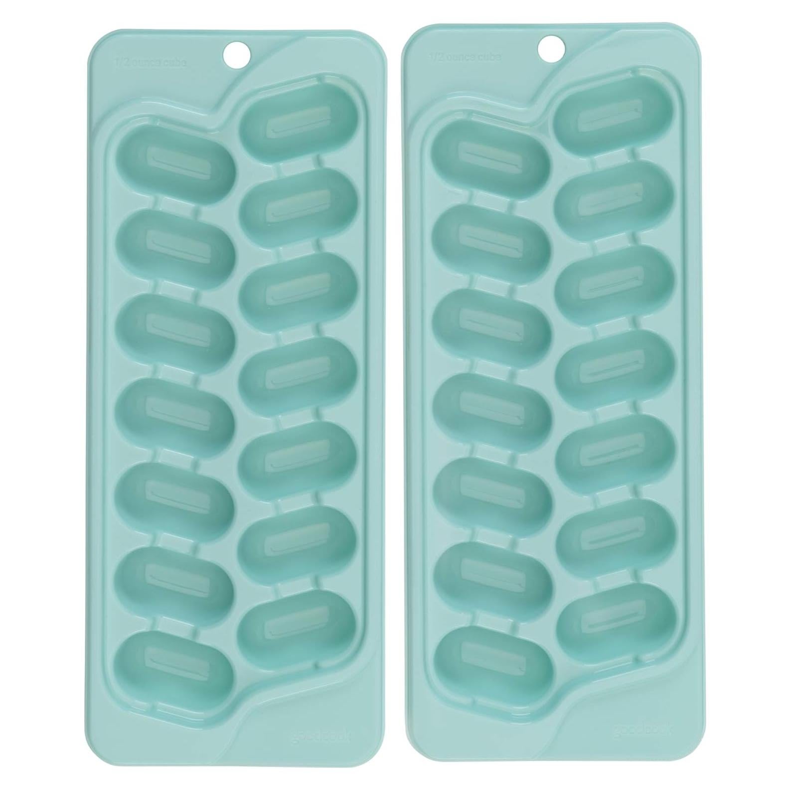 Bandejas de Hielo GoodCook 2 Paquetes Blancas 28 Cubos