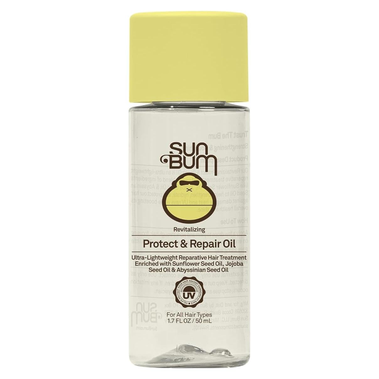 Aceite Revitalizante Sun Bum 48ml - Protege y Repara Cabello