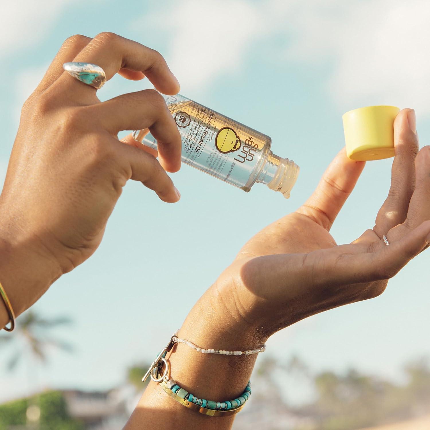 Aceite Revitalizante Sun Bum 48ml - Protege y Repara Cabello