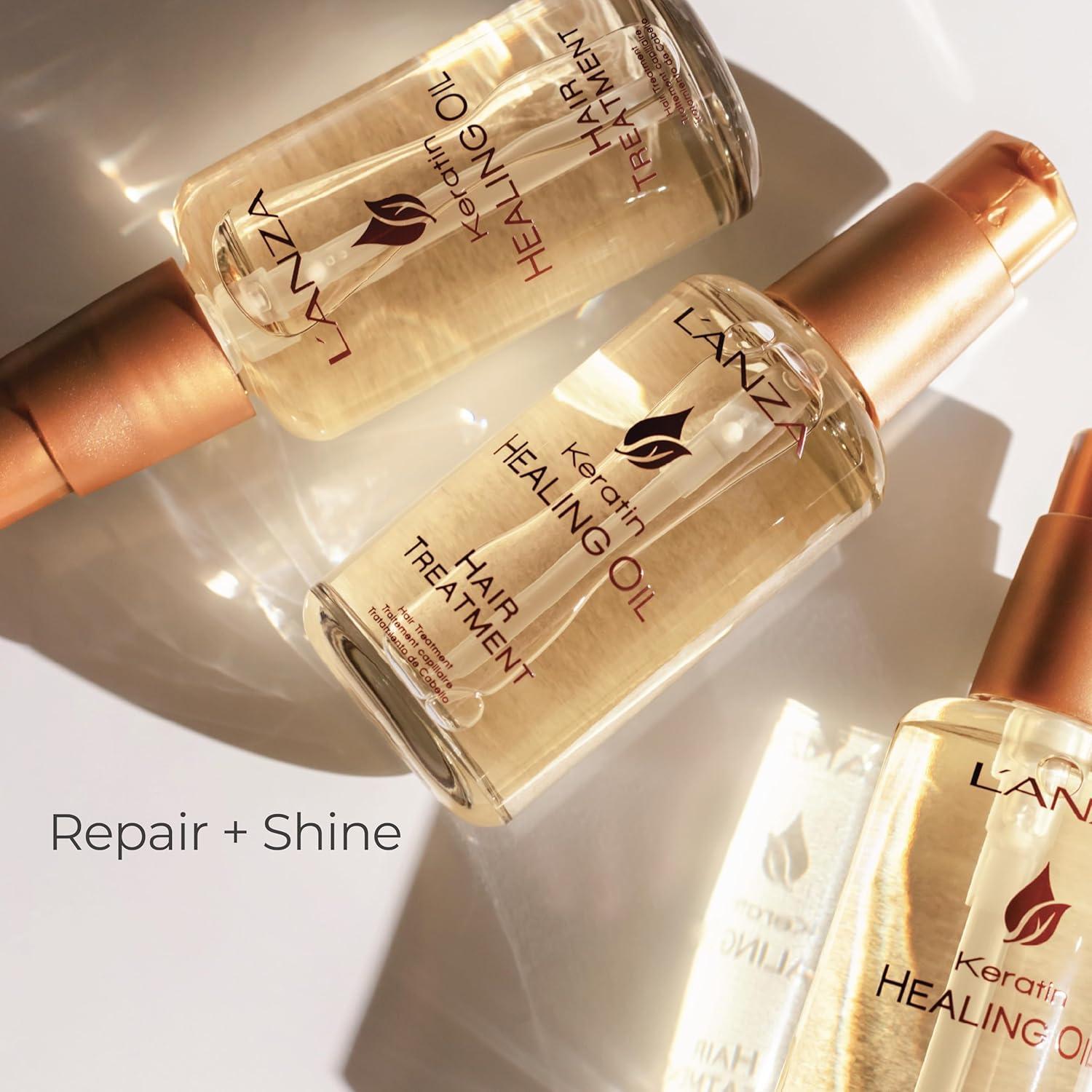 Aceite de Keratina L'ANZA 50ml Cuidado Capilar Nutritivo