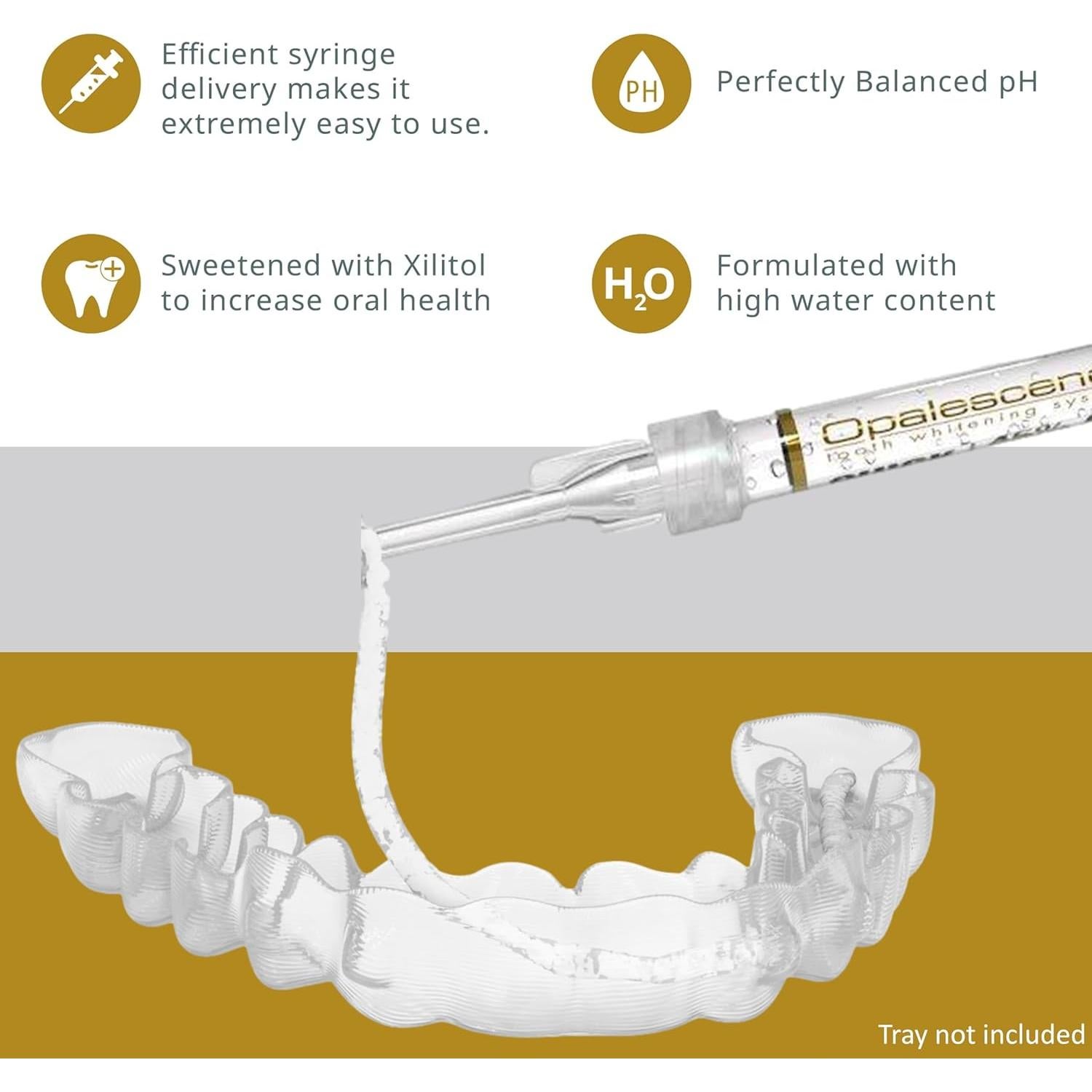Gel Blanqueador Dental Opalescence 45% - 4 Jeringas Menta