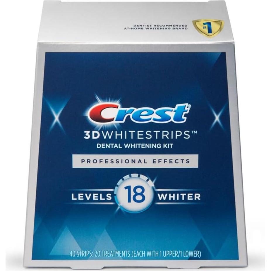 Crest 3D Whitestrips Blanqueamiento Dental 20 tiras
