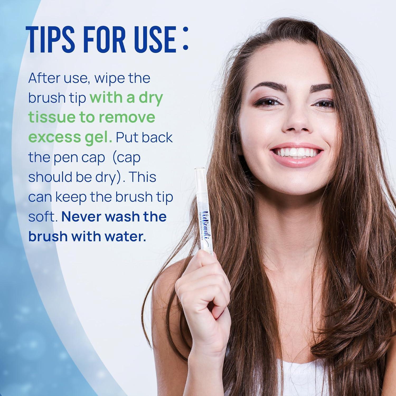 Bolígrafo Blanqueador de Dientes VieBeauti 30+ Usos Menta