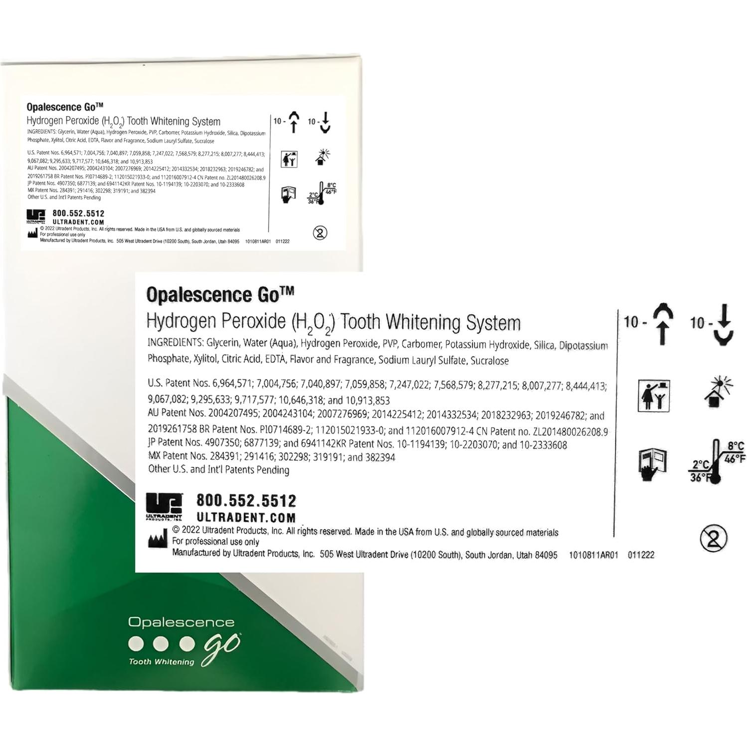 Kit Blanqueamiento Dental Opalescence Go 15% - 20 Tratamientos