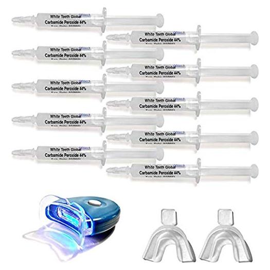Kit Blanqueador Dental Linzer 44% Peróxido 10 Jeringas