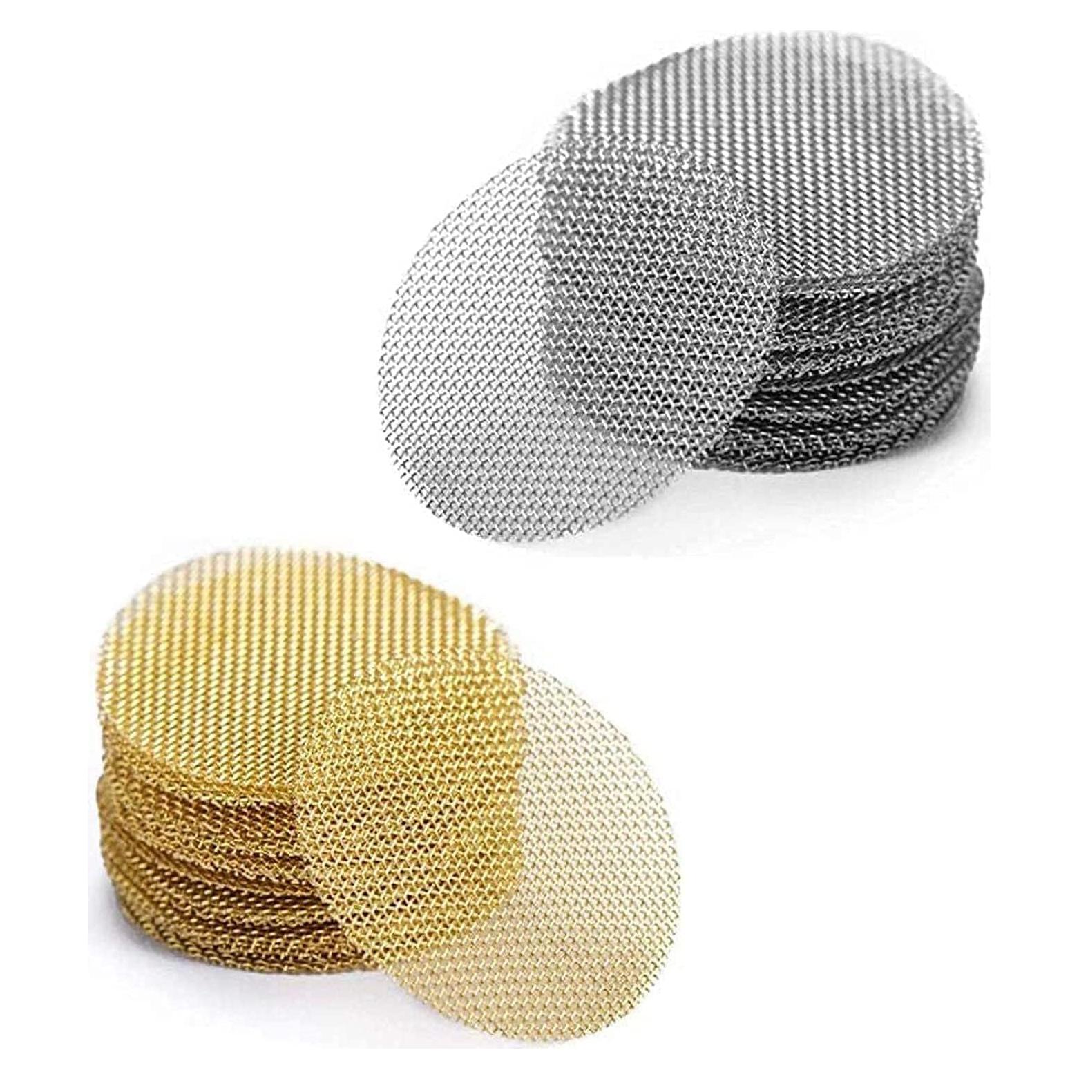 100 Pantallas de Tubo Romeda Acero Inoxidable y Latón