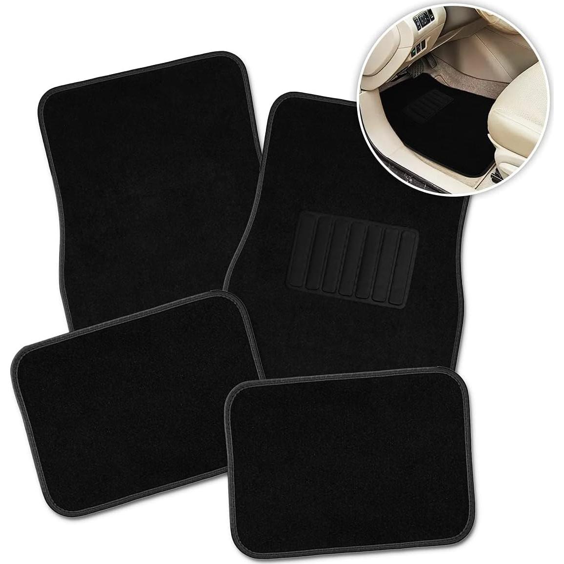 Alfombrillas de Piso Todo Clima Zone Tech - Juego 4 Piezas