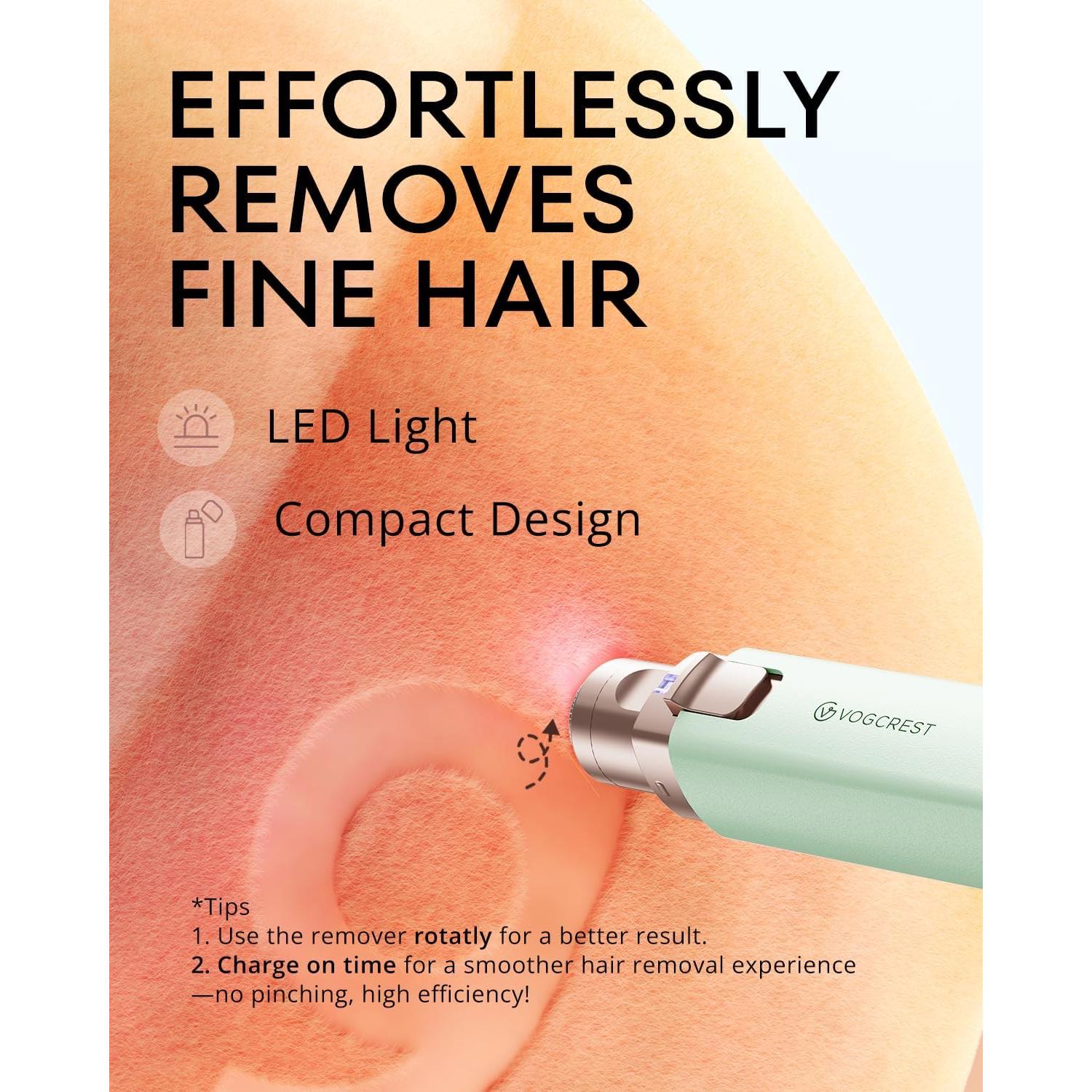 Recortadora VOGCREST 2 en 1 para Vello Facial y Cejas