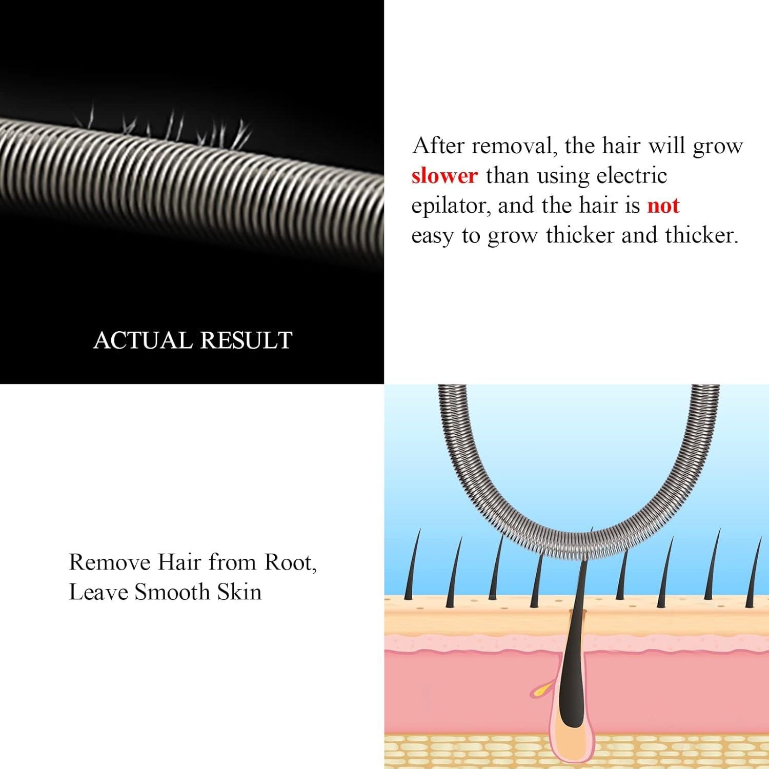 Epilador de Primavera Ideal Swan 4 Removedores Vello Facial