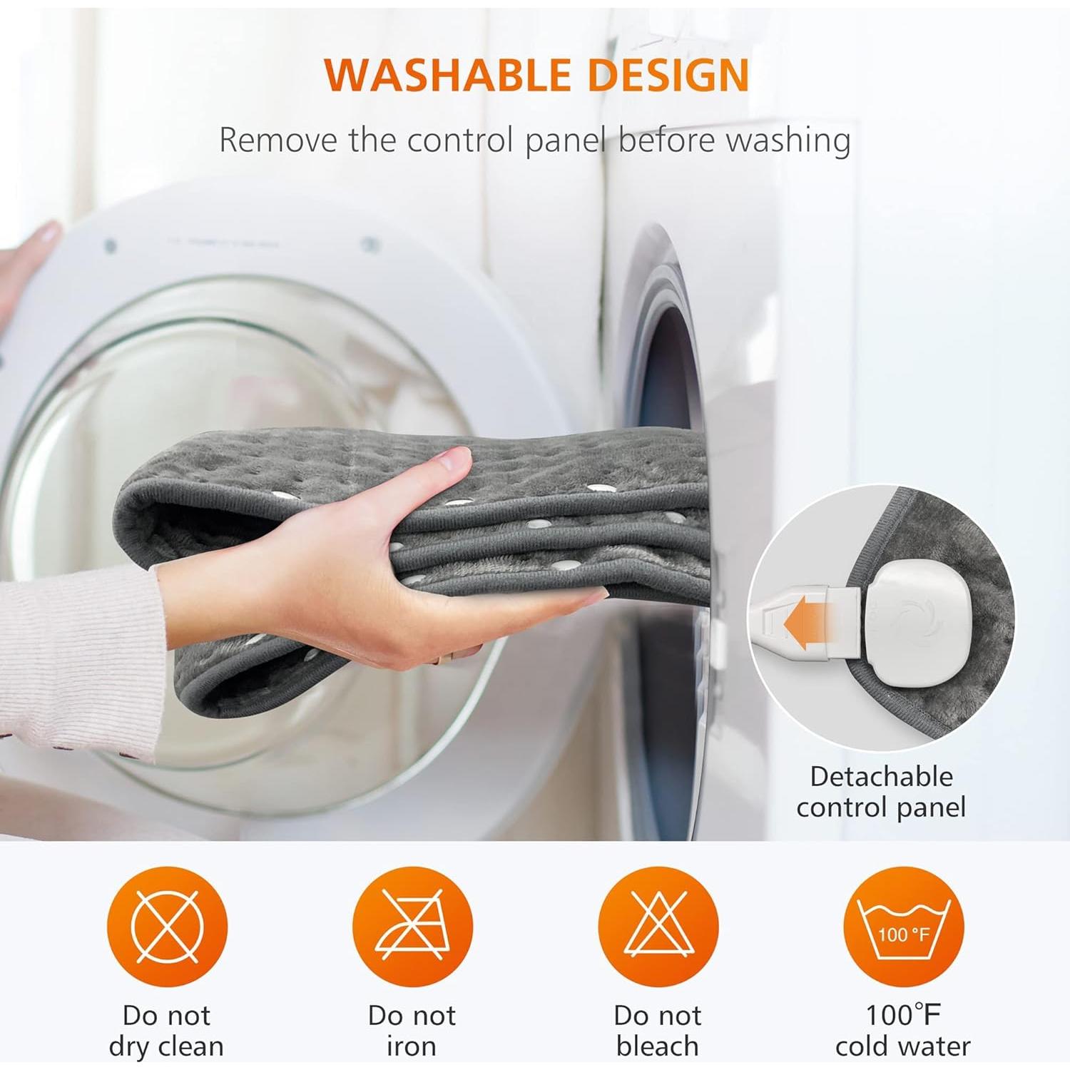 Almohadilla de Masaje Shiatsu Snailax con Calor 43x84cm