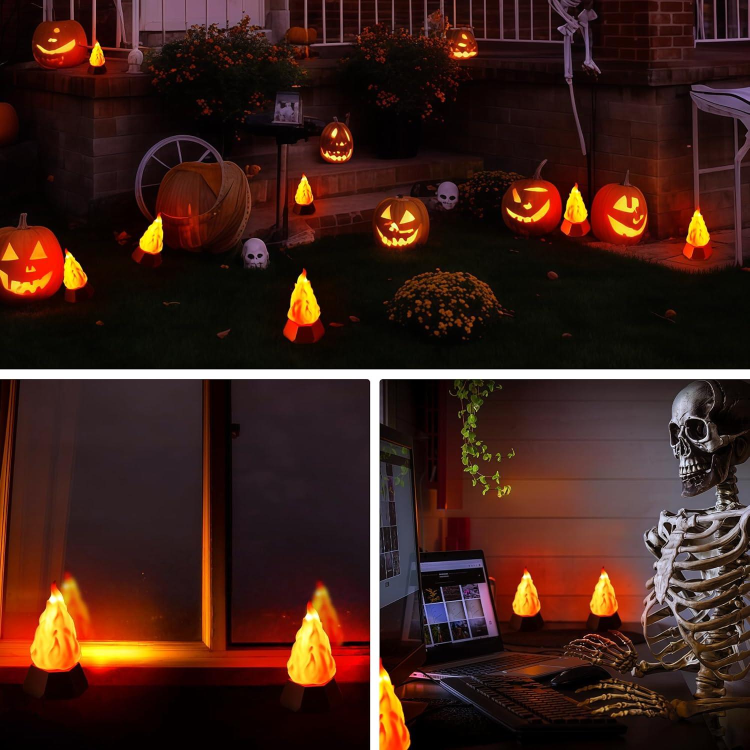 Lámpara de Llama Parpadeante BlcTec USB Recargable 3 Modos