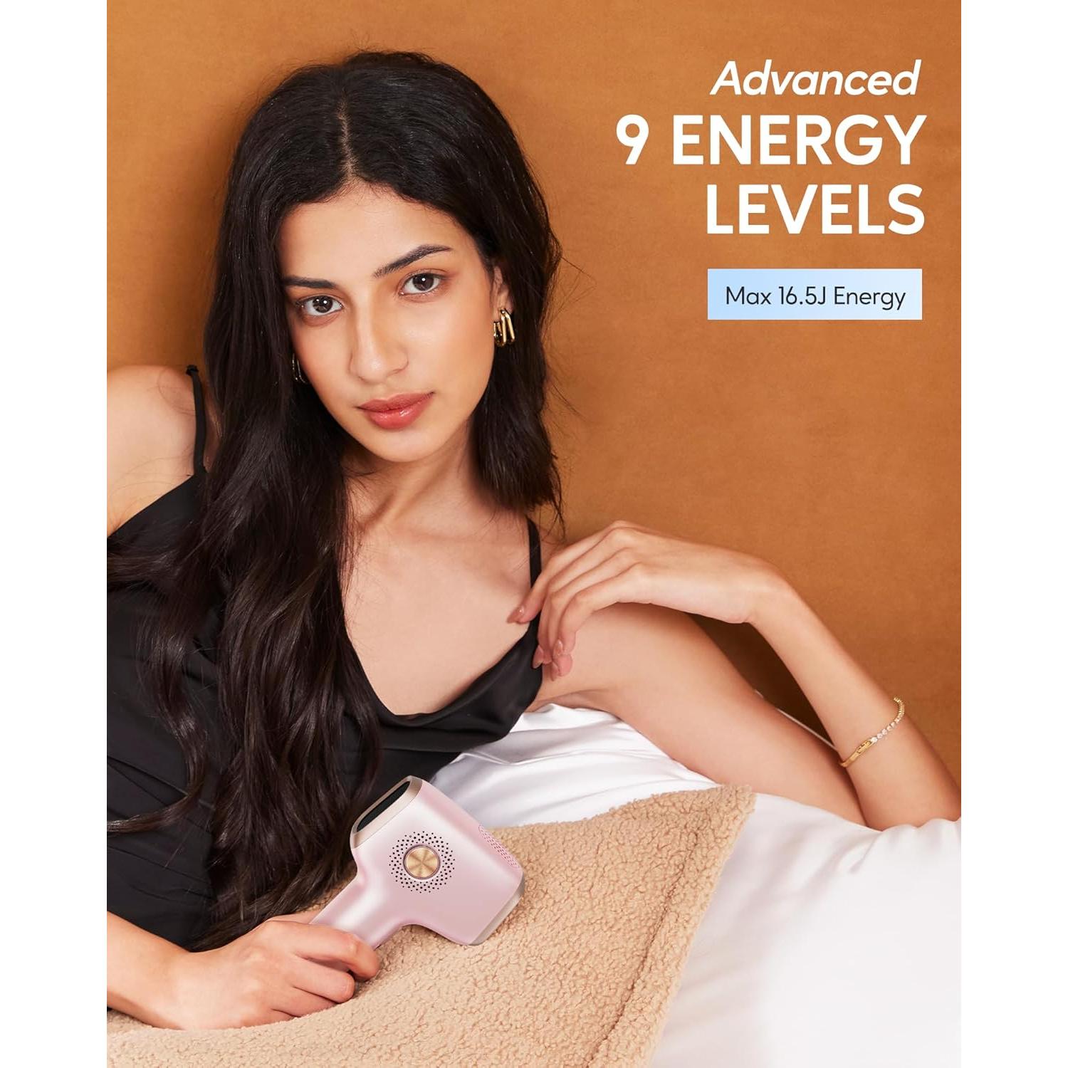 Depilador IPL INNZA Oro Rosa 999,999 destellos Indoloro