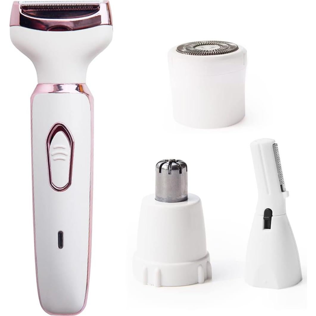 Afeitadora eléctrica ANFOOS 4 en 1 para mujeres recargable