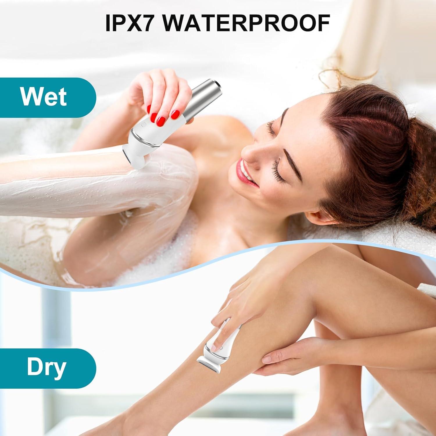 Epilador Eléctrico Dumite 4 en 1 Impermeable USB LED