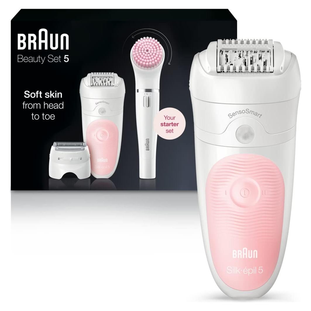 Epilador Braun SE5-895 Inalámbrico 5 en 1 Impermeable
