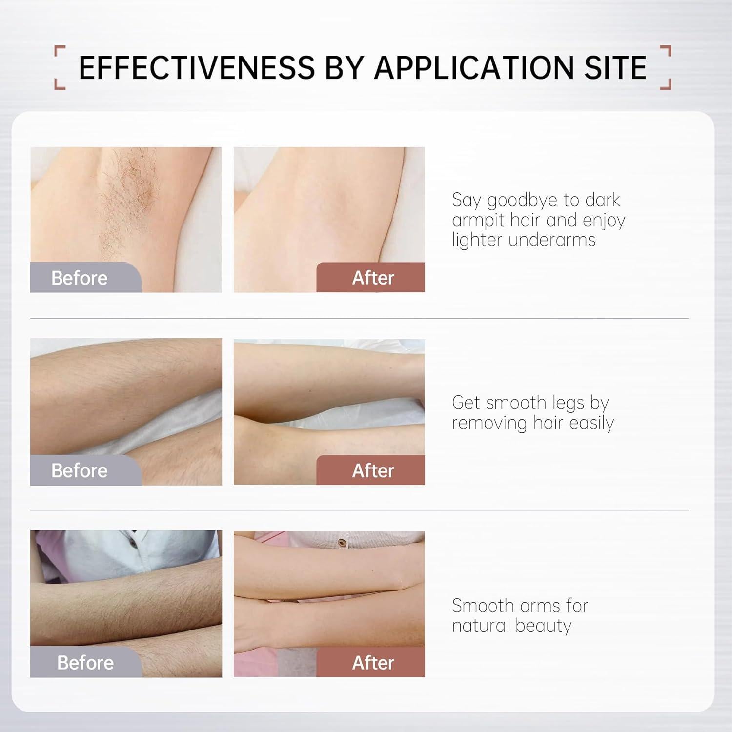 Gel VGO Indoloro 120ml para Eliminación de Vello Bikini