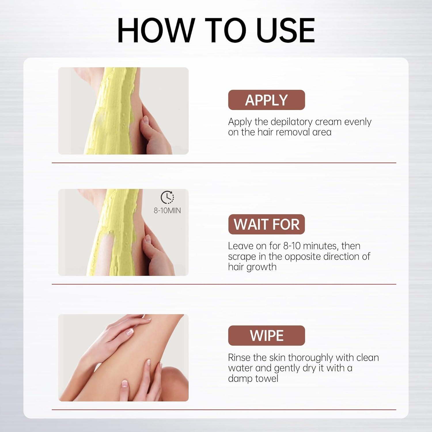 Gel VGO Indoloro 120ml para Eliminación de Vello Bikini