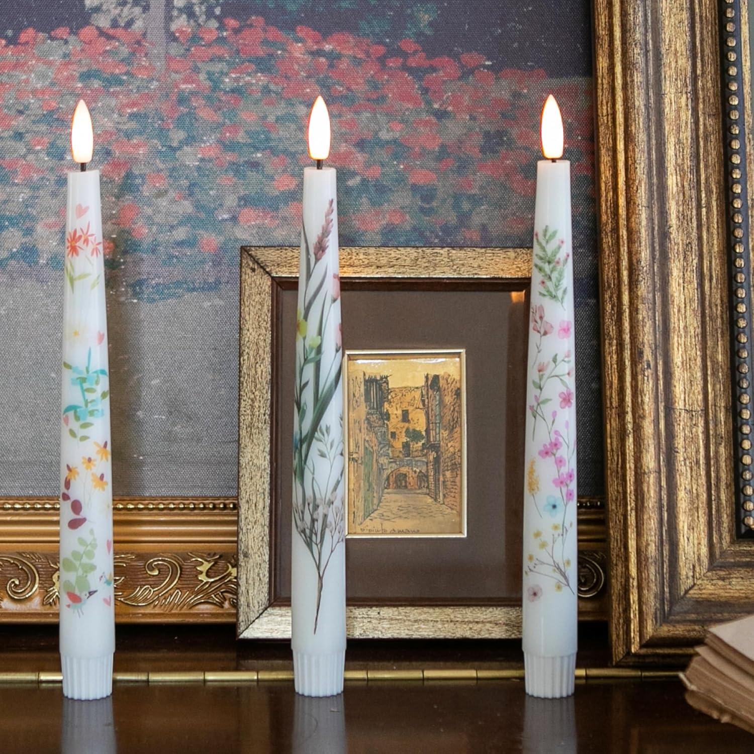 Velas LED Sin Llama AFINETH Primavera 24.4 cm Control Remoto