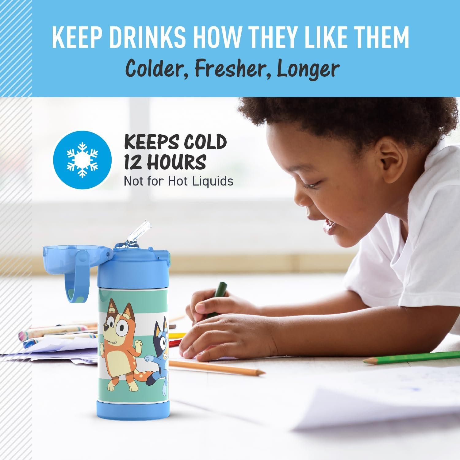 Botella de Agua THERMOS FUNtainer 354 ml con Pajilla - Bluey